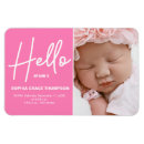 Recherche de birth announcement magnets Script