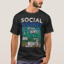 Recherche de travailleur social tshirts Fonctionnaire