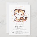 Recherche de tiger baby shower invitations Simple