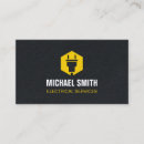 Recherche de prise électrique cartes visite Entrepreneur