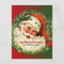 Recherche de barbe vintage cartes postales Santa claus