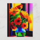 Recherche de fleurs artistiques cartes postales Couleurs vives