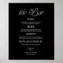 Recherche de mariage menus Noir et blanc