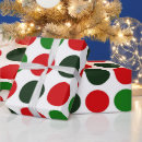 Recherche de grand pois papier cadeau Noël