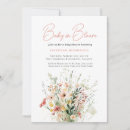 Recherche de in bloom baby baby shower invitations Botanique
