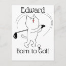 Recherche de jouer golf cartes postales Drôle