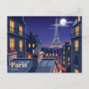 Recherche de toits paris cartes postales Tour eiffel
