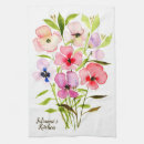 Zoek naar paarse bloemen keuken handdoeken For her