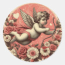 Recherche de vintage cupid autocollants Valentine
