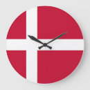 Recherche de danois horloges Drapeau du danemark