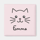Recherche de minou rose magnets Chat