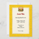 Recherche de cheeseburger invitations Nourriture