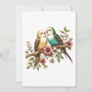 Recherche de inséparables mariage invitations Oiseaux