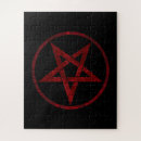 Recherche de grand rouge puzzles Noir
