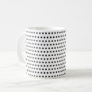 Recherche de à petits pois blanc sur le noir tasses Élégant