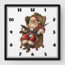 Recherche de père noël vintage horloges Rétro