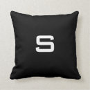 Recherche de alphabétique coussins Noir
