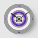 Recherche de cercles concentriques posters Violet