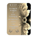 Recherche de la faire part de mariage magnets Floral