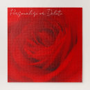 Recherche de rose rouge puzzles Féminin