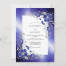 Recherche de saphir bleu invitations Floral