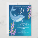 Recherche de dauphins invitations D'anniversaire
