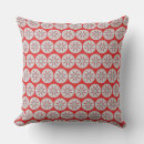 Recherche de chute neige coussins Rouge