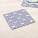 Zoek naar sneeuwvlokken onderzetters Xmas