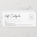 Recherche de modèles entreprise chèques cadeaux Minimaliste