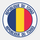 Recherche de tchad autocollants Drapeaux du monde