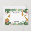 Recherche de zoo remerciements cartes L'anniversaire vous remercient