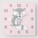 Recherche de woodland chambre enfant horloges Fox