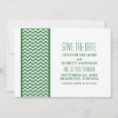 Recherche de chevron vert invitations Simple