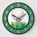 Recherche de golfeur horloges Mur