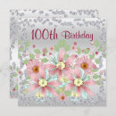 Recherche de 100th anniversaire invitations 100th fête d'anniversaire