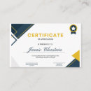 Zoek naar certificate visitekaartjes Certificaat