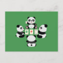 Recherche de panda chinois cartes postales Kawaii