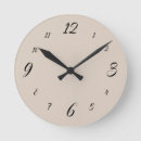 Recherche de couleur crème horloges Minimaliste