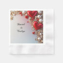 Recherche de or rouge serviettes Amour