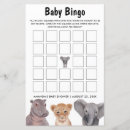 Zoek naar safari baby shower games Bingo