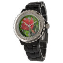 Zoek naar roze bloemen horloges Wilde bloem