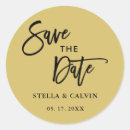 Recherche de gold save the date autocollants Enregistrer la date