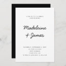 Recherche de simple modern mariage invitations Contemporain