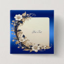 Recherche de et mariage floral blanc badges Élégant