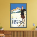 Recherche de ski vintage art Station de ski