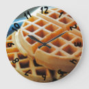 Recherche de gaufre horloges Petit déjeuner