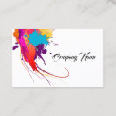 Recherche de papillon abstrait cartes visite Maquillage