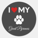Recherche de pyrénées autocollants Chiot