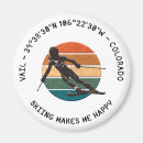 Recherche de ski refrigérateur magnets Pour elle