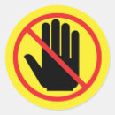 Recherche de avertissement autocollants Prudence